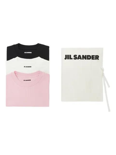logo-label short-sleeve T-shirt (pack of three) by JIL SANDER