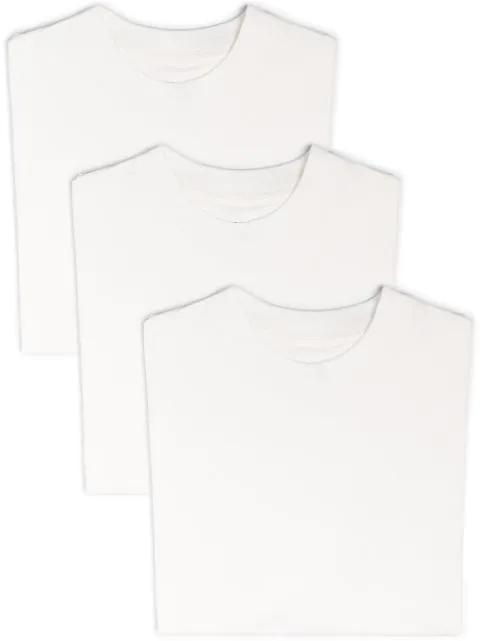 logo-patch T-shirt (set of three) by JIL SANDER