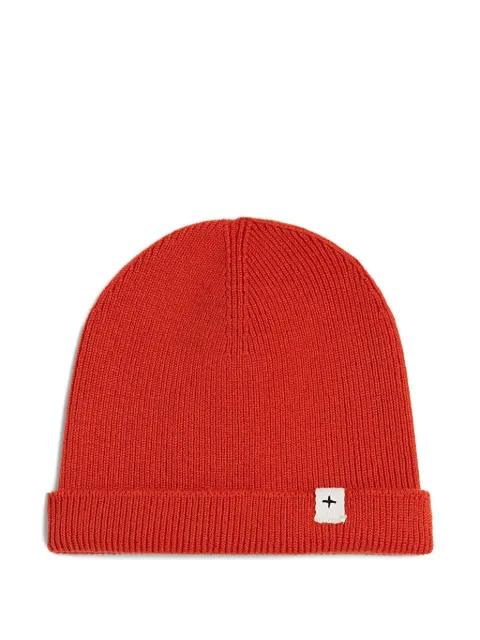 logo-patch beanie hat by JIL SANDER