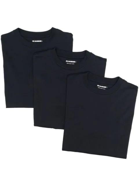 logo-patch detail T-shirt pack by JIL SANDER