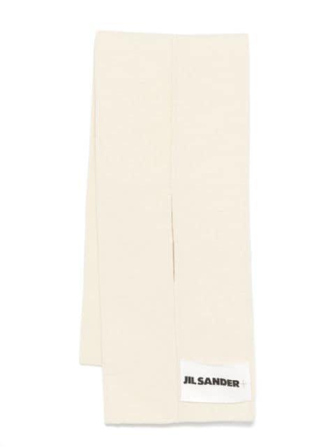 logo-patch scarf by JIL SANDER