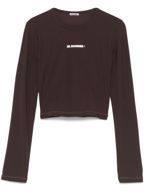 logo-print T-shirt by JIL SANDER