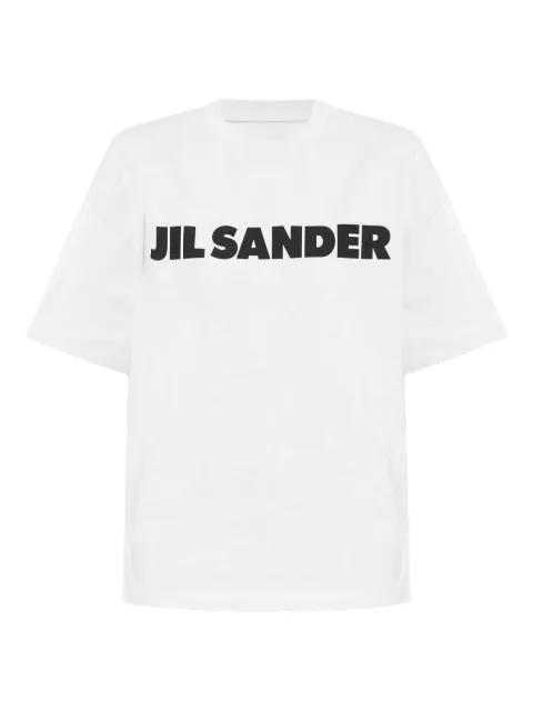 logo-print T-shirt by JIL SANDER