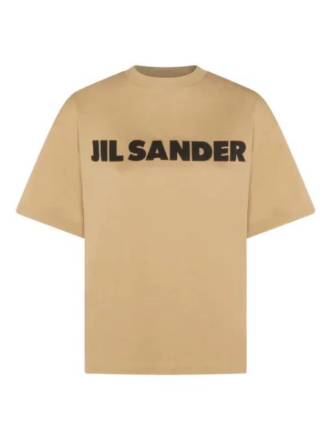 logo-print T-shirt by JIL SANDER