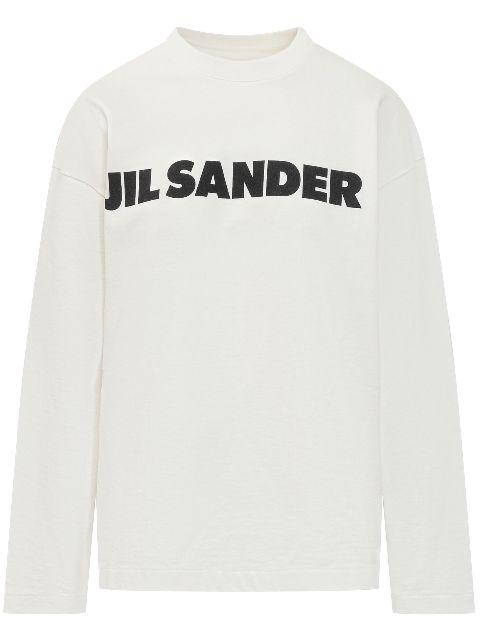 logo-print T-shirt by JIL SANDER