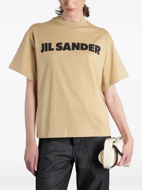 logo-print T-shirt by JIL SANDER