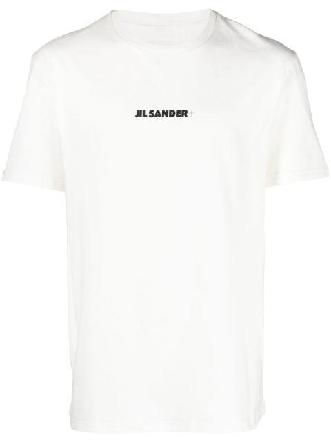 logo-print cotton T-shirt by JIL SANDER