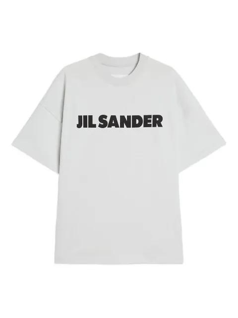 logo-print cotton T-shirt by JIL SANDER