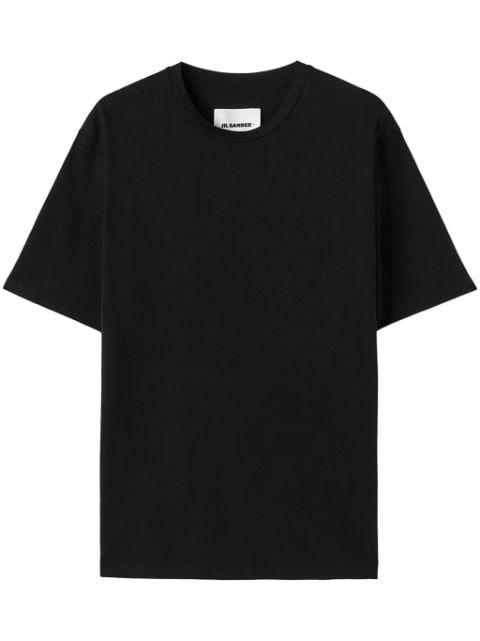 logo-print cotton T-shirt by JIL SANDER