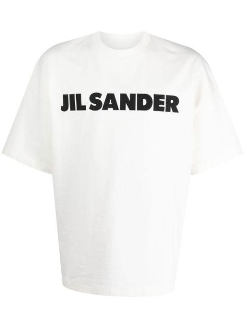 logo-print cotton T-shirt by JIL SANDER