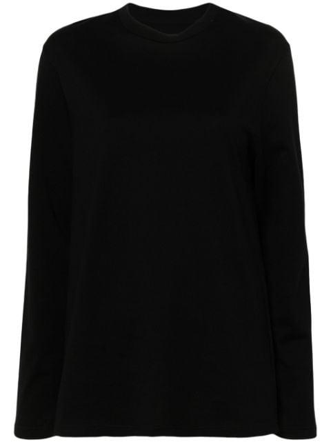 logo-print cotton T-shirt by JIL SANDER