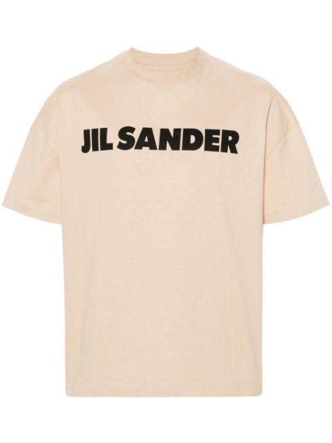 logo-print cotton T-shirt by JIL SANDER