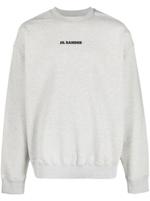 logo-print cotton sweatshirt by JIL SANDER