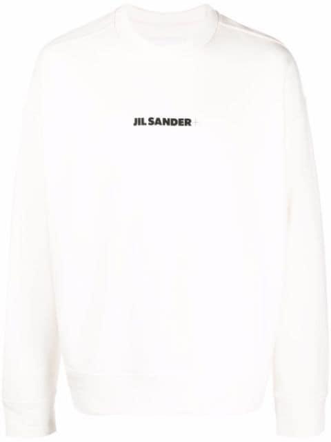 + logo-print crew neck sweatshirt by JIL SANDER