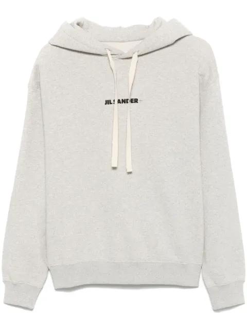 logo-print hoodie by JIL SANDER