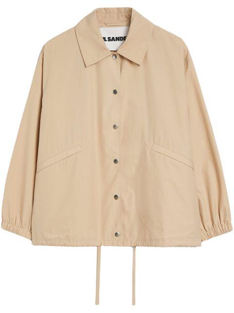 logo-print jacket by JIL SANDER