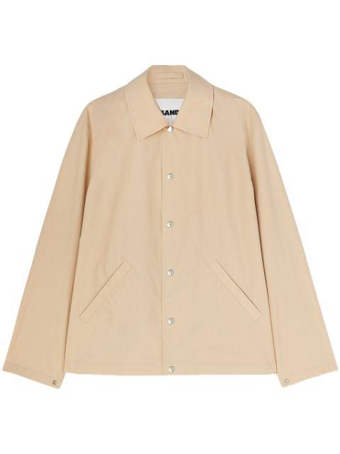 logo-print jacket by JIL SANDER