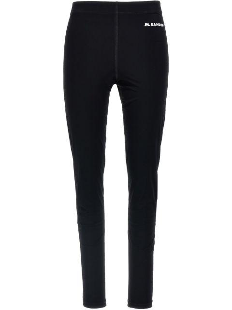 logo-print leggings by JIL SANDER