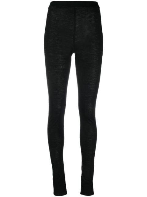 logo-print leggings by JIL SANDER