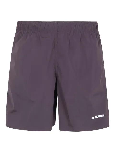 logo-print shorts by JIL SANDER