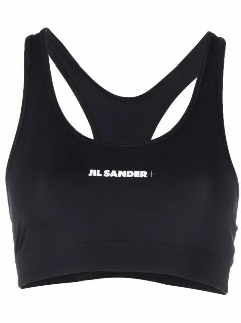 logo-print sports bra by JIL SANDER