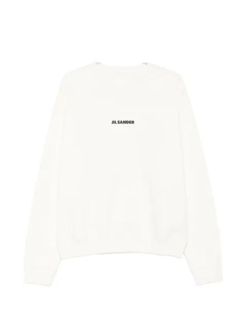 logo-print sweater by JIL SANDER