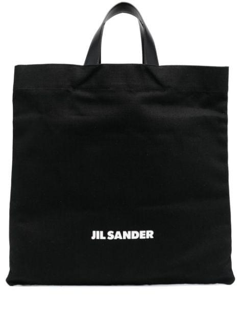 logo-print tote bag by JIL SANDER