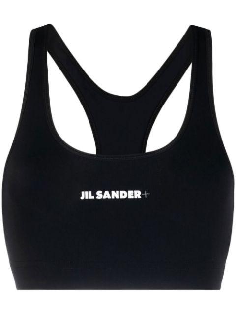 logo-print training sports bra by JIL SANDER