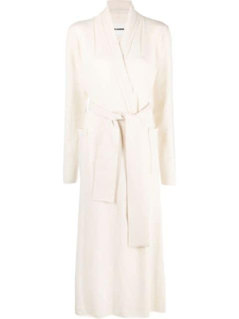 long cashmere cardigan by JIL SANDER