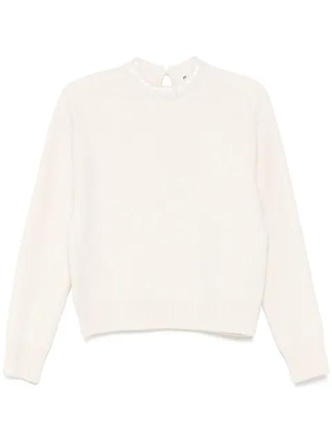 long-sleeve crew-neck jumper by JIL SANDER