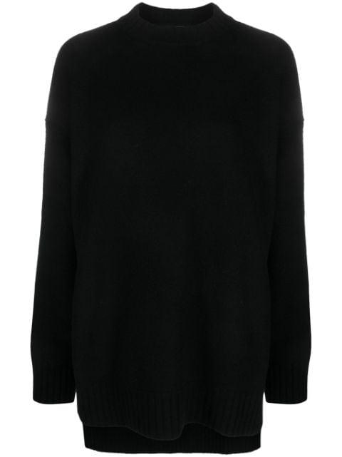 long-sleeve crew-neck wool jumper by JIL SANDER