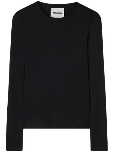 long-sleeve jersey T-shirt by JIL SANDER