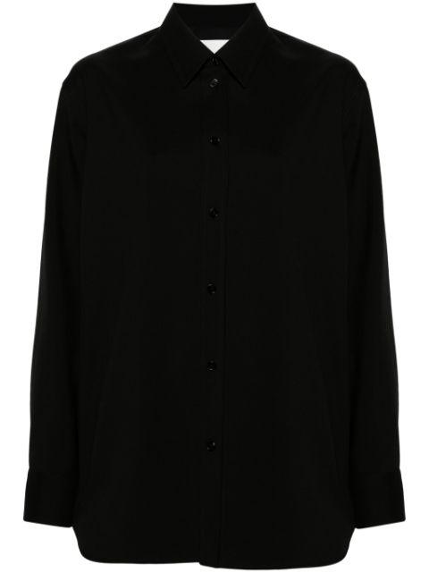 long-sleeve wool shirt by JIL SANDER