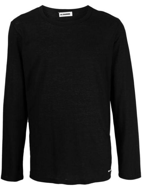 long-sleeved cotton T-shirt by JIL SANDER