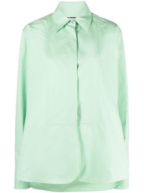 long-sleeved cotton shirt by JIL SANDER