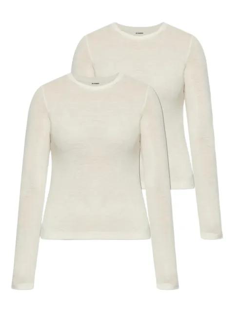 long-sleeves tops (pack of two) by JIL SANDER