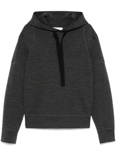mélange-effect hoodie by JIL SANDER