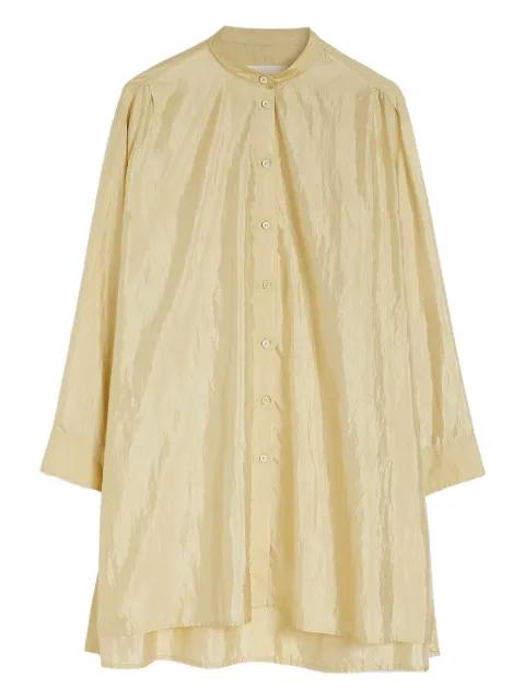 mandarin-collar mini shirt dress by JIL SANDER