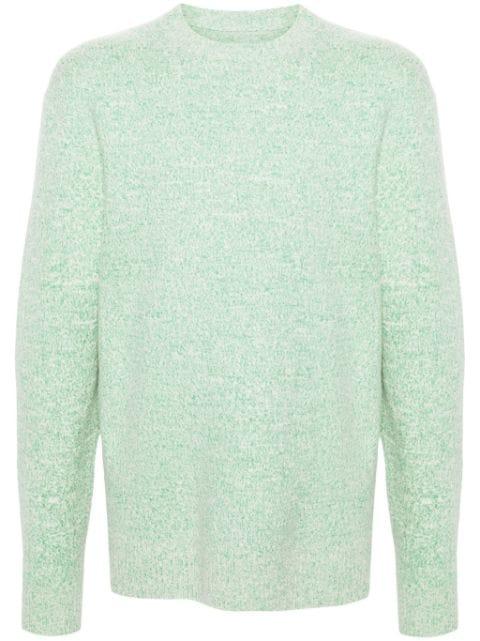 marl-knit wool blend jumper by JIL SANDER