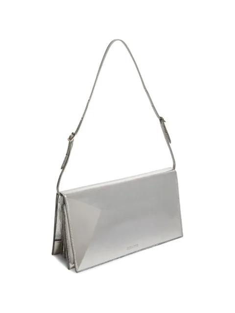 medium File laminated leather shoulder bag by JIL SANDER