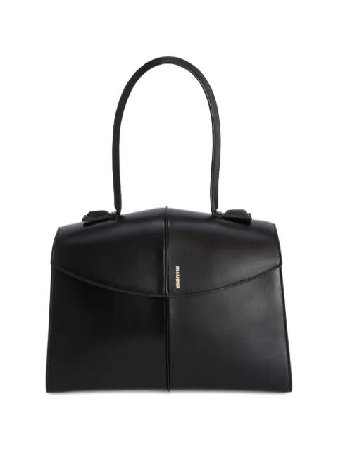 medium Linea leather tote bag by JIL SANDER