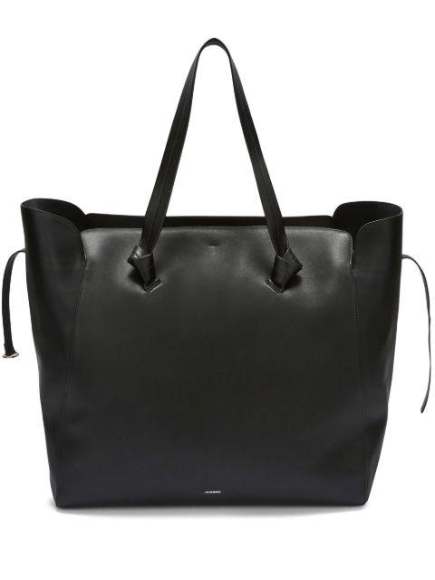 medium knot-embellished tote bag by JIL SANDER