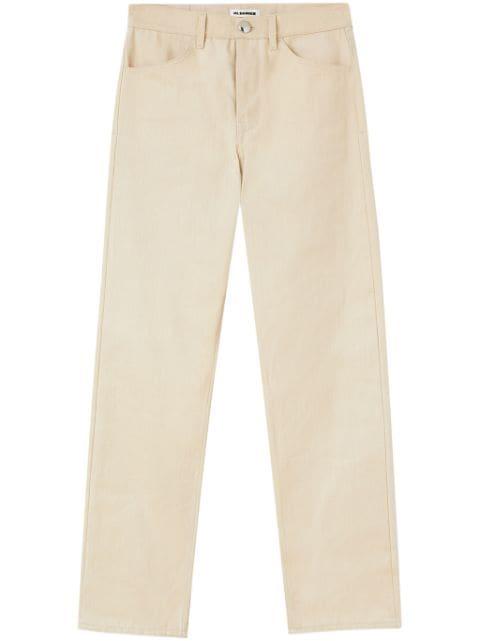 mid-rise straight-leg denim jeans by JIL SANDER