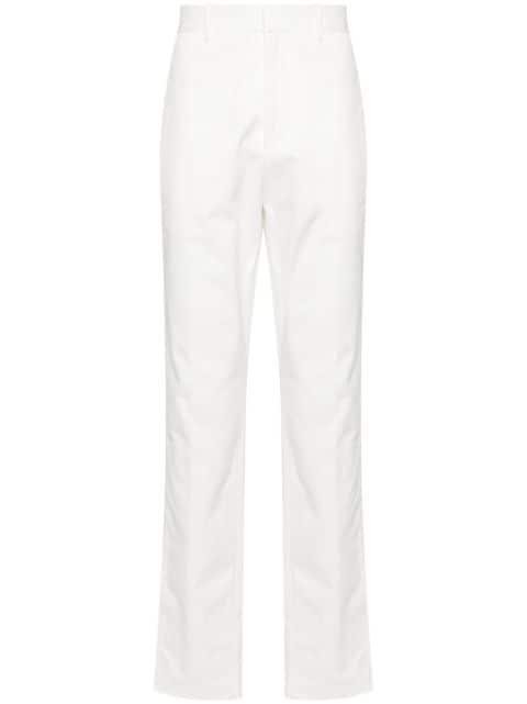 mid-rise tapered gabardine trousers by JIL SANDER