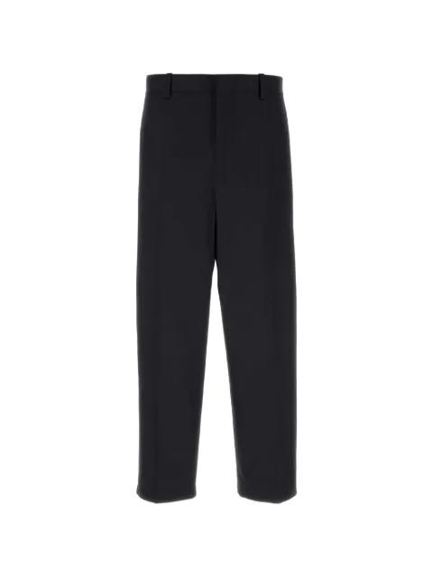 midnight-blue trousers by JIL SANDER