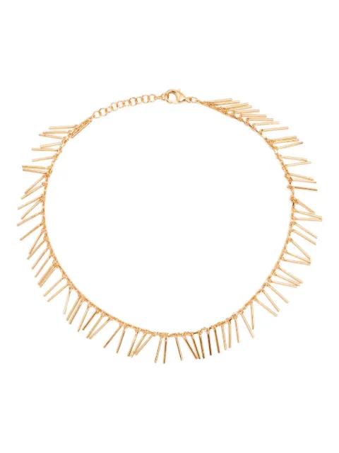 needle-detail necklace by JIL SANDER