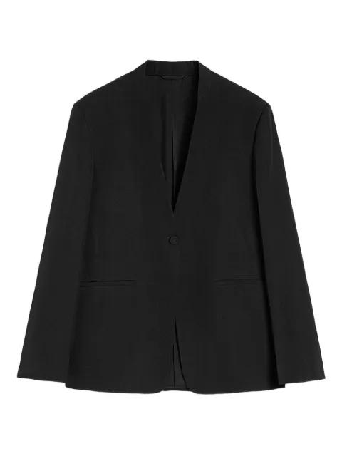 no-lapel blazer by JIL SANDER