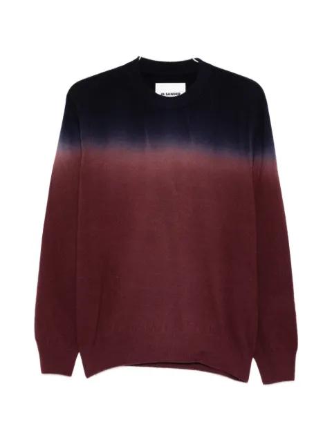 ombré long-sleeve sweater by JIL SANDER