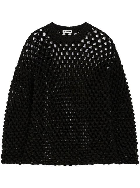 open knit sweater by JIL SANDER