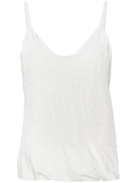 openwork-detail tank top by JIL SANDER